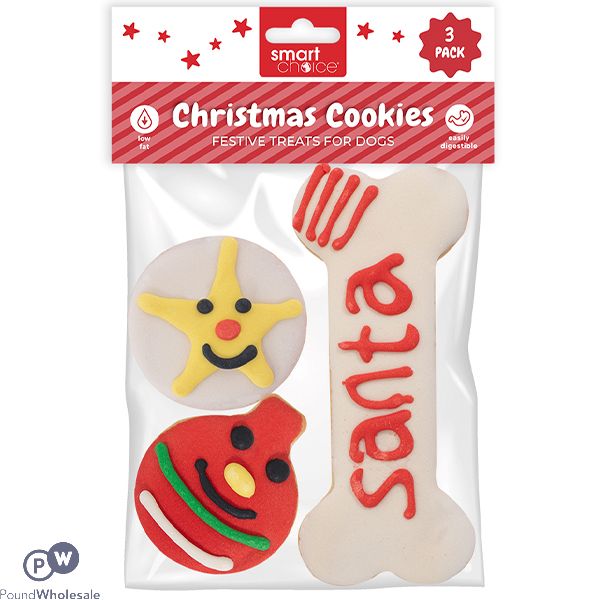 Smart Choice Christmas Cookies Dog Treats 3 Pack