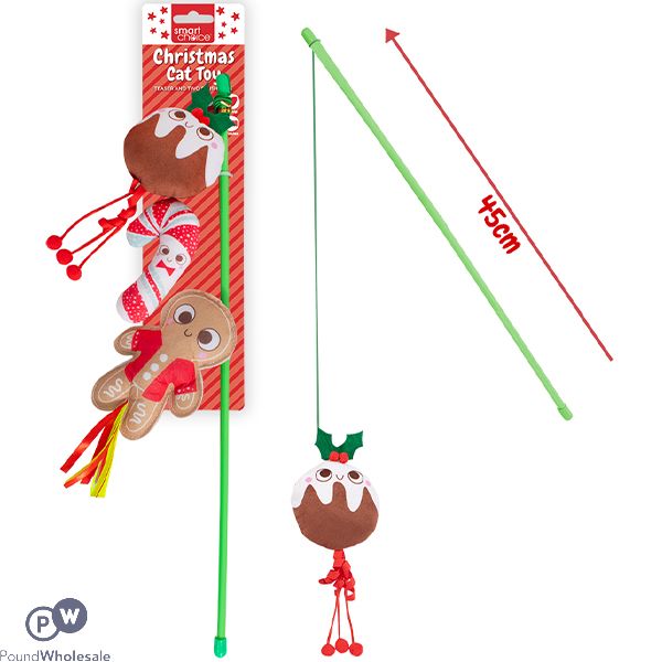 Smart Choice Christmas Catnip Teaser Cat Toys 3 Pack