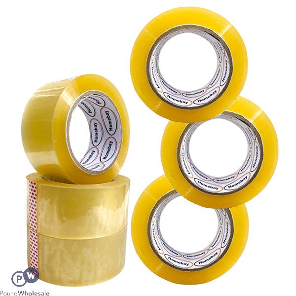 Homebay Shark Tuff Jumbo Clear Packing Tape 48mm X 120m