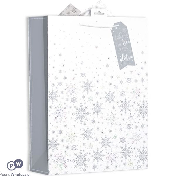 GIFTMAKER ICE & SNOWFLAKES GIFT BAG