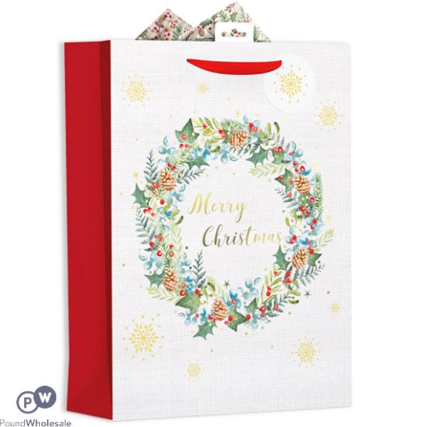 Giftmaker Foliage Christmas Gift Bag Xl