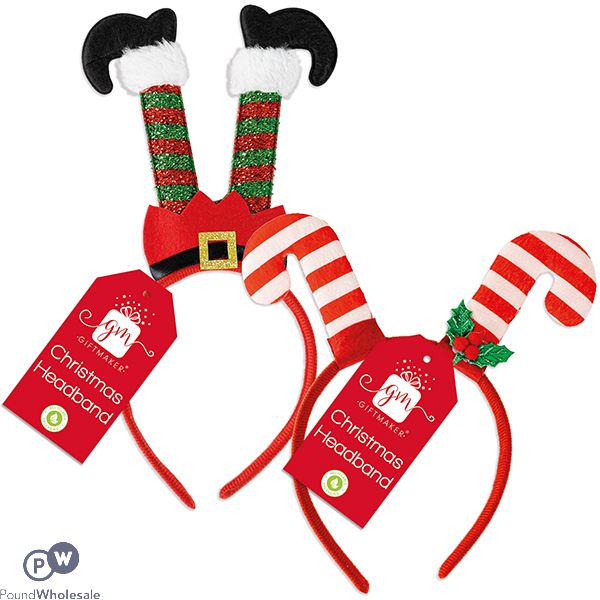 Giftmaker Christmas Novelty Headband Assorted