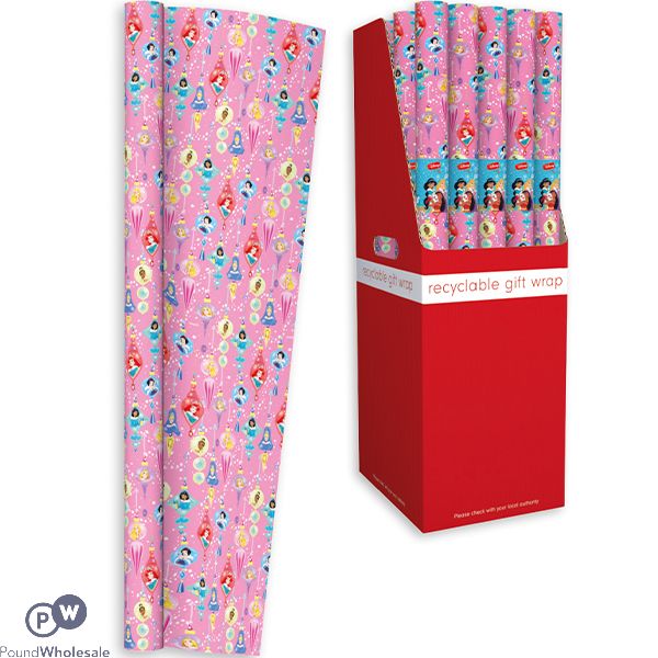 Giftmaker Christmas Disney Recyclable Gift Wrap 2m X 69cm Cdu