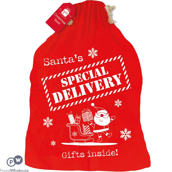 Giftmaker Santa's Special Delivery Christmas Sack