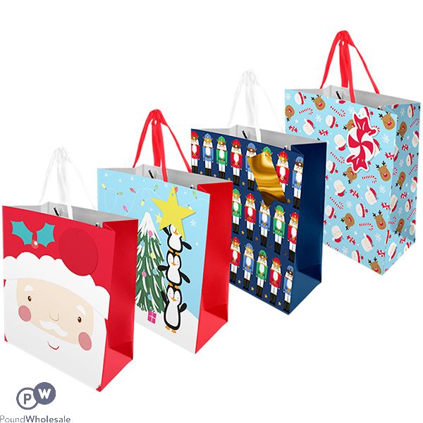 CHRISTMAS CUTE LUXURY MEDIUM GIFT BAG ASSORTED