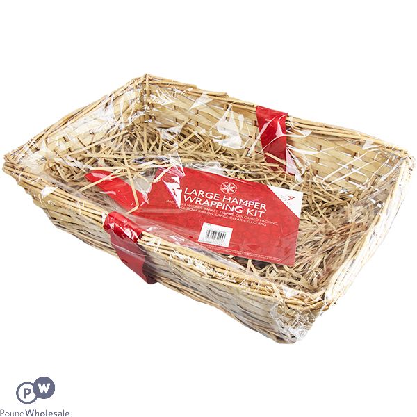 Christmas Wicker Hamper Kit Large