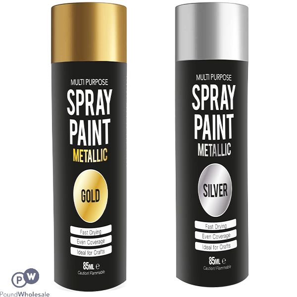 Christmas Metallic Spray 250ml Cdu Assorted Colours