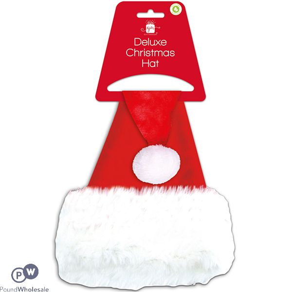 Giftmaker Christmas Deluxe Santa Hat