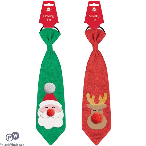 Giftmaker Santa & Reindeer Novelty Christmas Tie Assorted