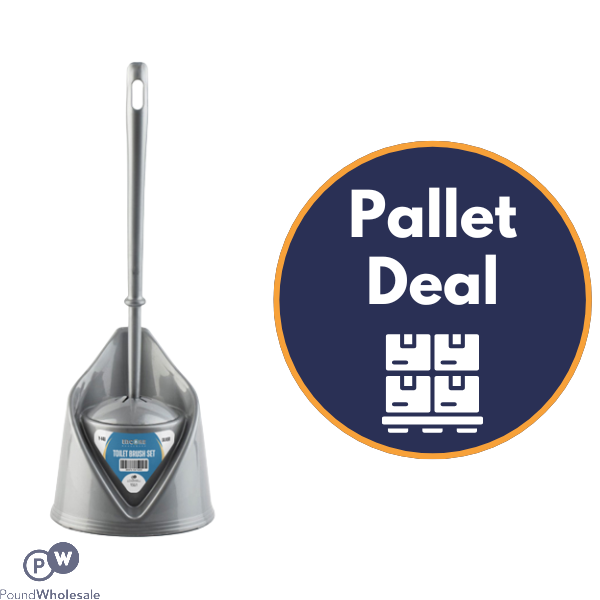 Encore Silver Toilet Brush Set Pallet Deal