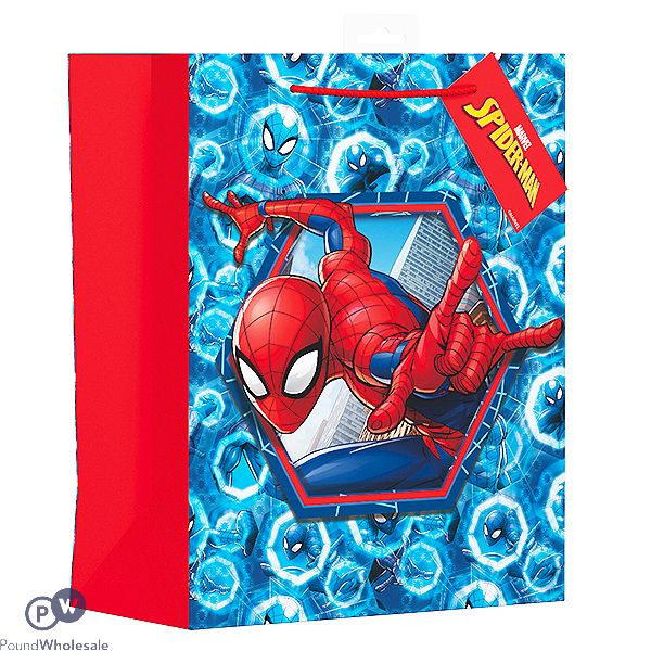 MARVEL SUPERHERO SPIDER-MAN GIFT BAG LARGE