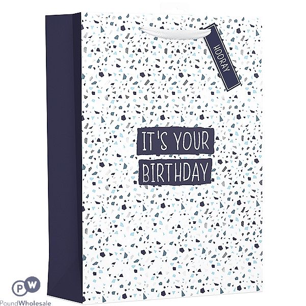 Giftmaker Terrazzo Birthday Gift Bag Xl