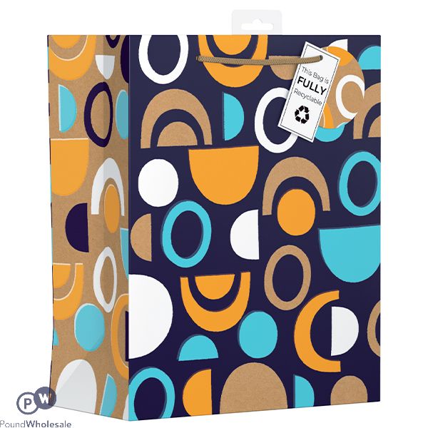 Giftmaker Block Shapes Gift Bag Large