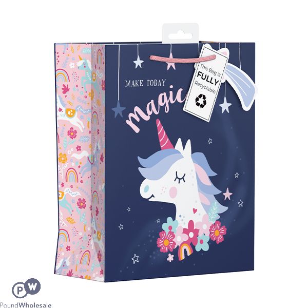 Giftmaker Magical Unicorn Gift Bag Medium