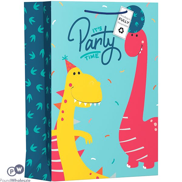 Giftmaker Party Dinosaurs Gift Bag Xl