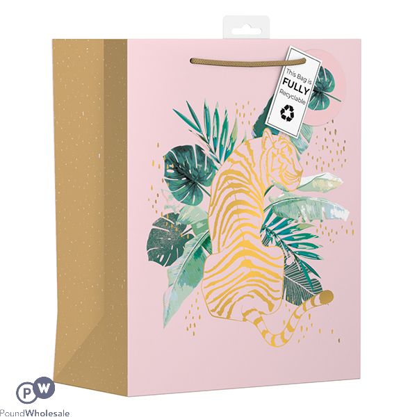 Jungle Tiger Gift Bag Large