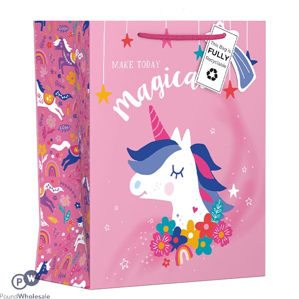 Giftmaker Magical Unicorn Gift Bag Large