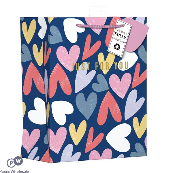 Giftmaker Love Hearts Gift Bag Large