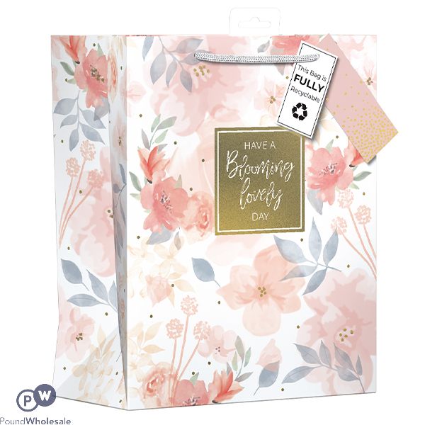 Giftmaker Floral Wash Gift Bag Large
