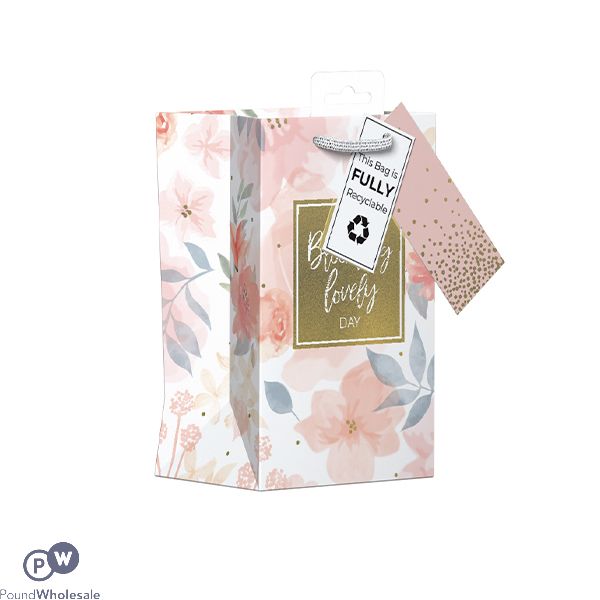 Giftmaker Floral Wash Gift Bag Small