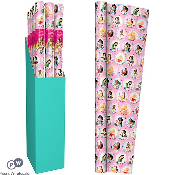 Disney Princess Character Print Gift Wrap 69cm X 2m Cdu