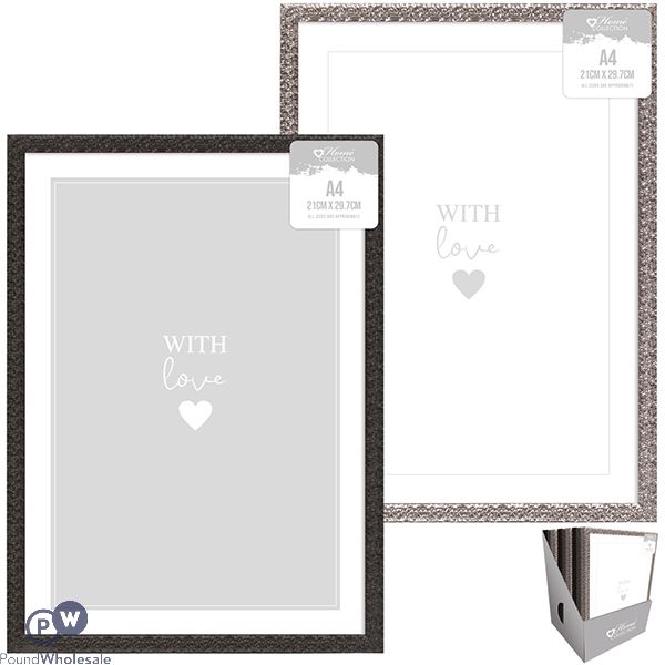 Home Collection A4 Devon Photo Frame Cdu Assorted Colours