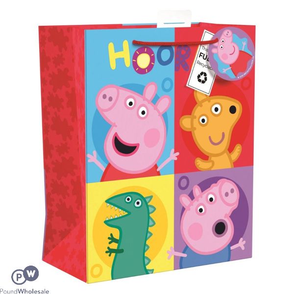 Giftmaker Peppa Pig Gift Bag Large