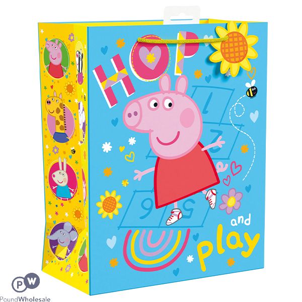 Peppa Pig Hop & Play Gift Bag Large