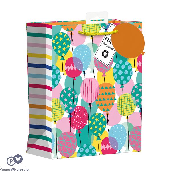 Giftmaker Party Balloons Shapes Gift Bag Medium