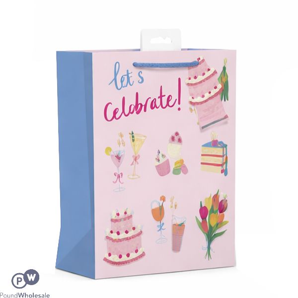 Giftmaker Female Let's Celebrate Gift Bag Medium