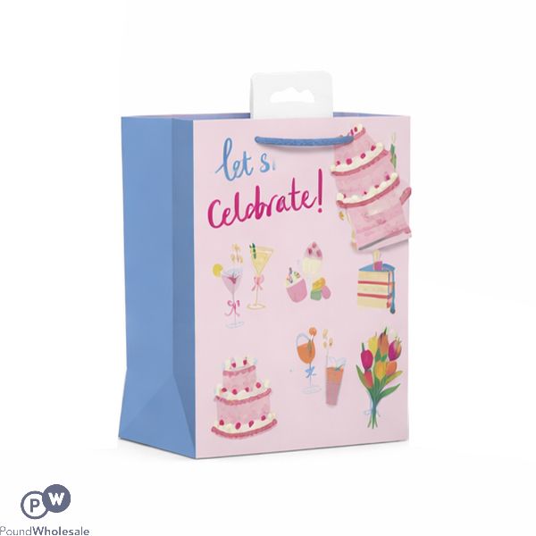 Giftmaker Female Let's Celebrate Gift Bag Small