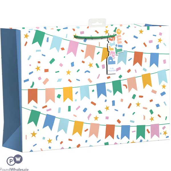Giftmaker Confetti Bunting Gift Bag Xl