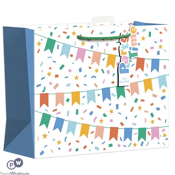 Giftmaker Confetti Bunting Gift Bag Large
