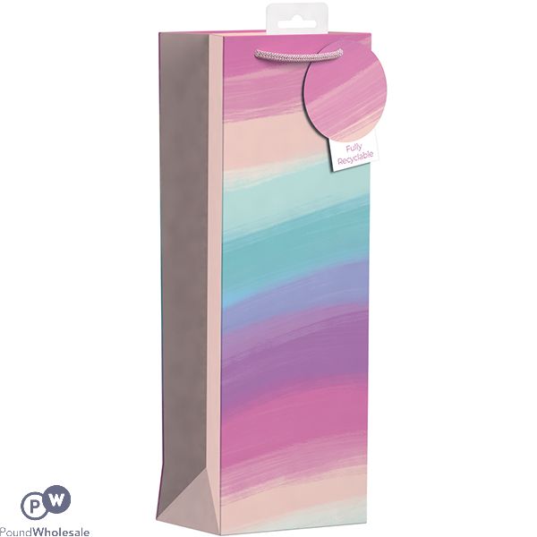 Giftmaker Pastel Ombre Gift Bag Bottle