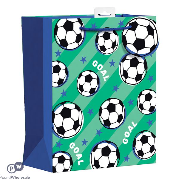 Giftmaker Football Goal Gift Bag Large