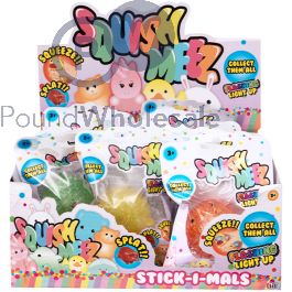 Wholesale Squish Meez Light-up Stick-i-mals Cdu Assorted | Pound Wholesale