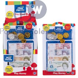 Wholesale My Play House Bank Notes & Coins Play Money 35pc Cdu | Pound ...