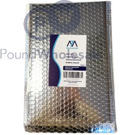 STOBOK 100pcs Silver Bubble Envelopes 14x16 4cm Padded Self-Sealing Mailer Bags For Shipping Documents