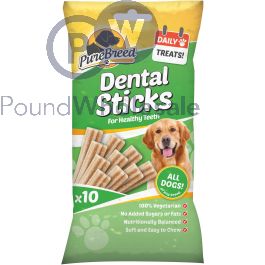 Wholesale Pure Breed Dental Sticks 10 Pack Pound Wholesale