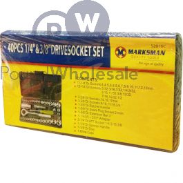 Wholesale 40pcs Socket Set | Pound Wholesale