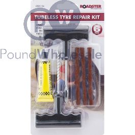 Wholesale Roadster Tubeless Tyre Repair Kit 6pc Pound Wholesale