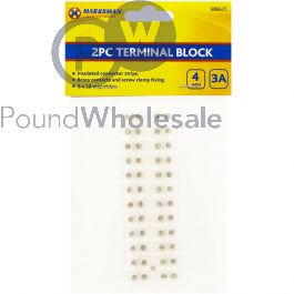 Wholesale Marksman 3a Terminal Block Set 4mm 2pc | Pound Wholesale