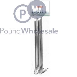Wholesale Procamp Metal Ground Tent Pegs 10 Pack Pound Wholesale