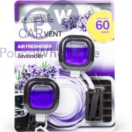 Wholesale Car-pride Lavender Car Vent Air Freshener 4ml Twin Pack