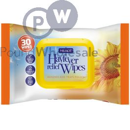 Lingettes Nuage Hayfever - Lot De 30 - Pour Allergies Et Rhume Des Foins - Fabriqué Au Royaume-Uni
