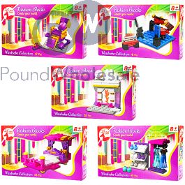 Wholesale Red Deer Toys Fashion Blocks Play Set Assorted | Pound Wholesale