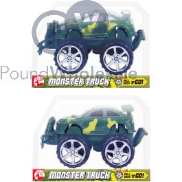 Wholesale Red Deer Toys Camo Monster Truck Assorted | Pound Wholesale