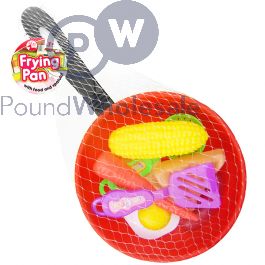 Wholesale Red Deer Toys Frying Pan Play Set | Pound Wholesale