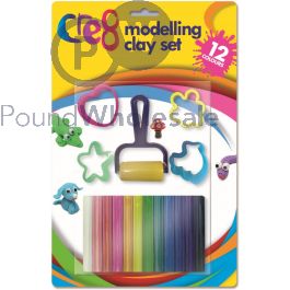 Cole Rd Modeling Clay Wholesale Cre8 Assorted Colour Modelling Clay Set | Pound Wholesale