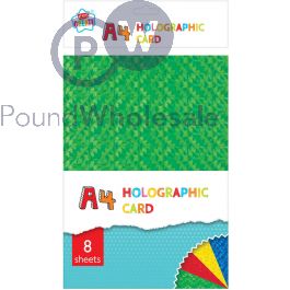Wholesale Kids Create A4 Holographic Card | Pound Wholesale